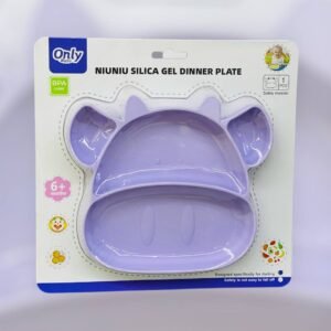 طبق طعام أطفال سيليكون من Only